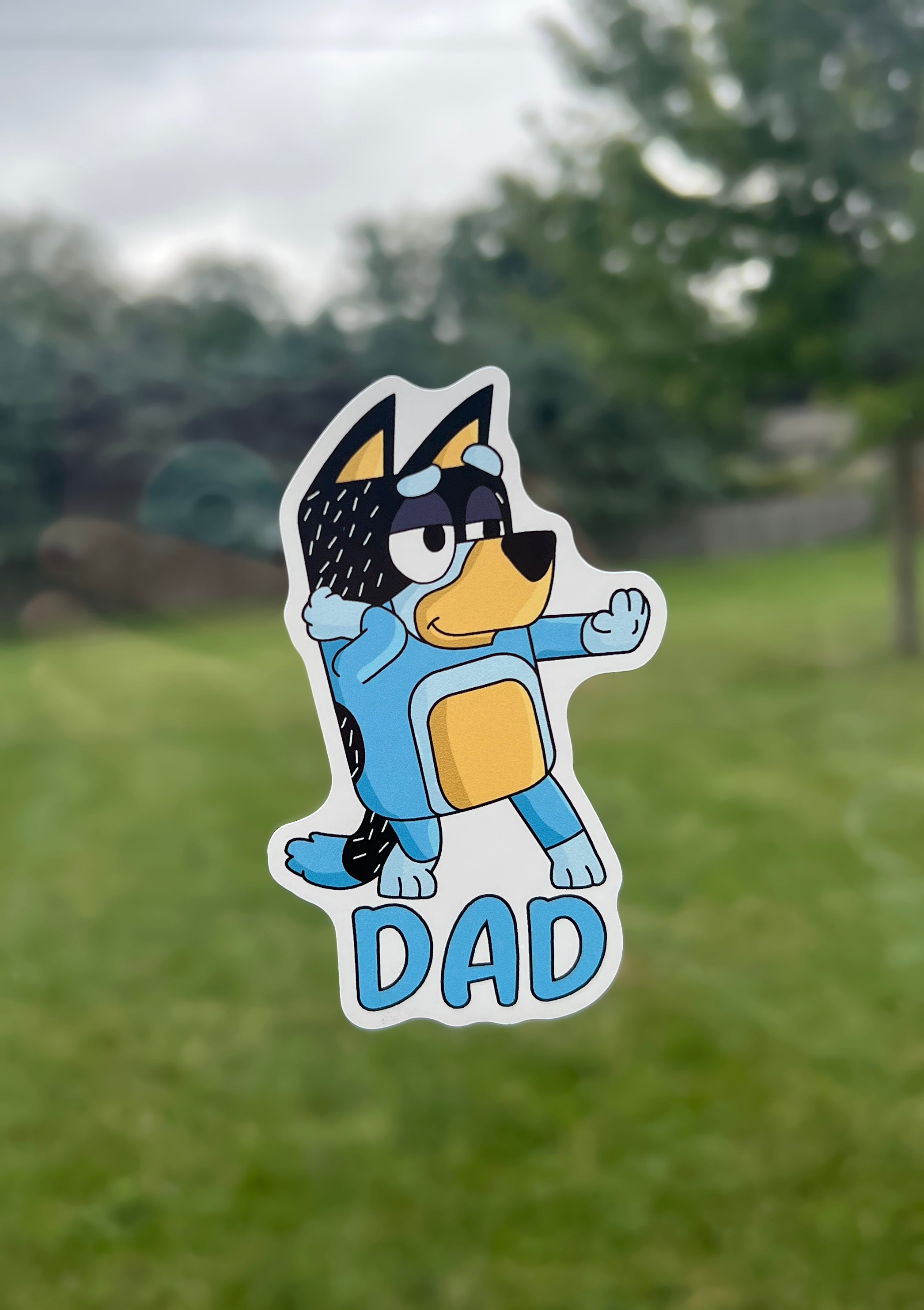 (B35) Dad - Dog Family Decal / Sticker